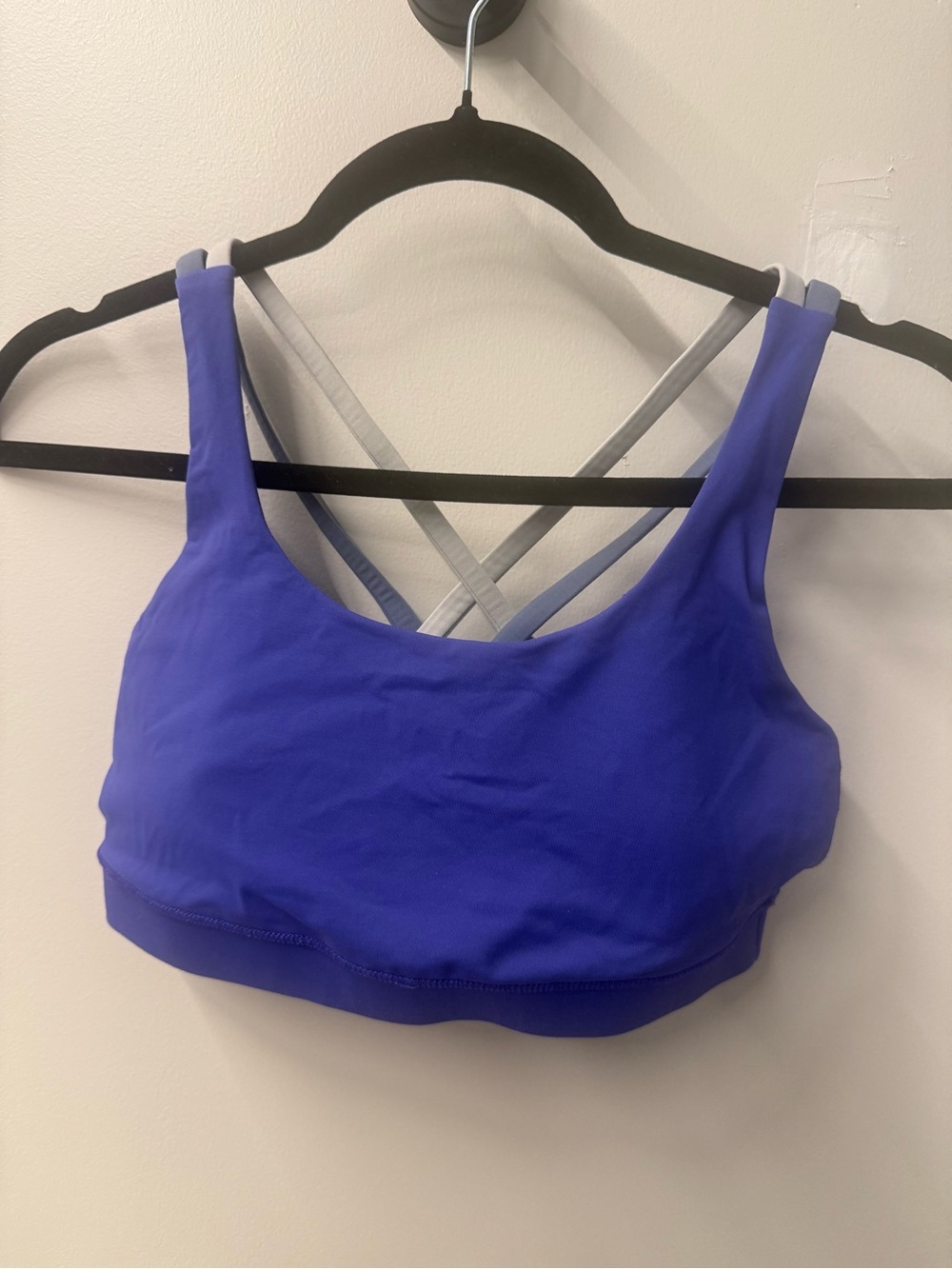 lululemon athletica Cobalt Blue Crisscross Back Sports Bra